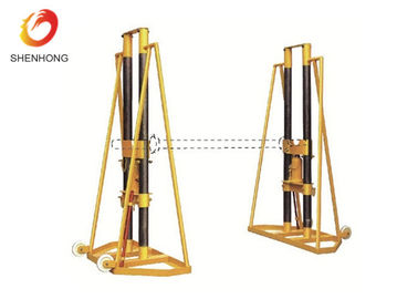 10 Ton Hydraulic Cable Drum Jacks Cable Jack Stand For Releasing Cables